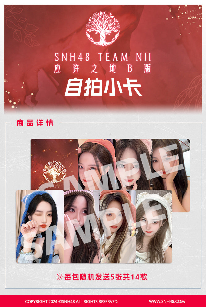 SNH48 TEAM NII "The Land of Permission" Selfie Mini Card (2023)