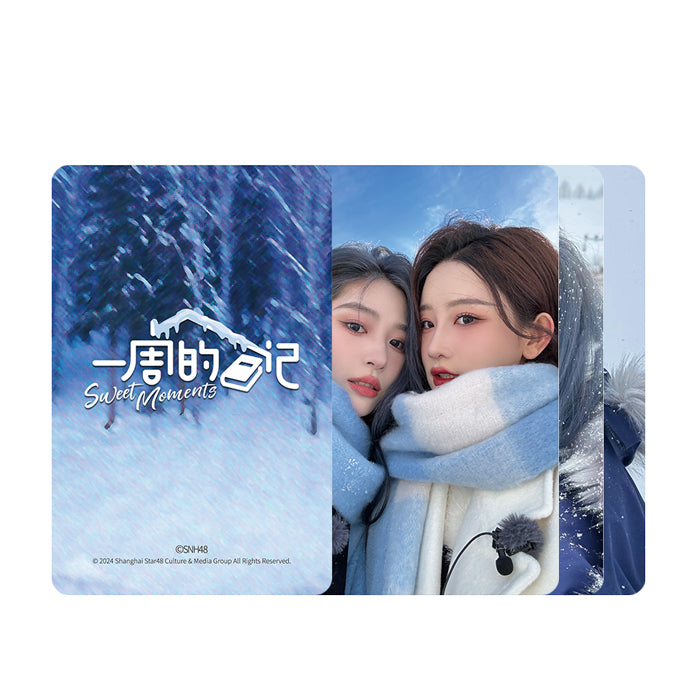 SNH48 Wang Yi & Zhou Shiyu "Diary of a Week" Special Mini Card